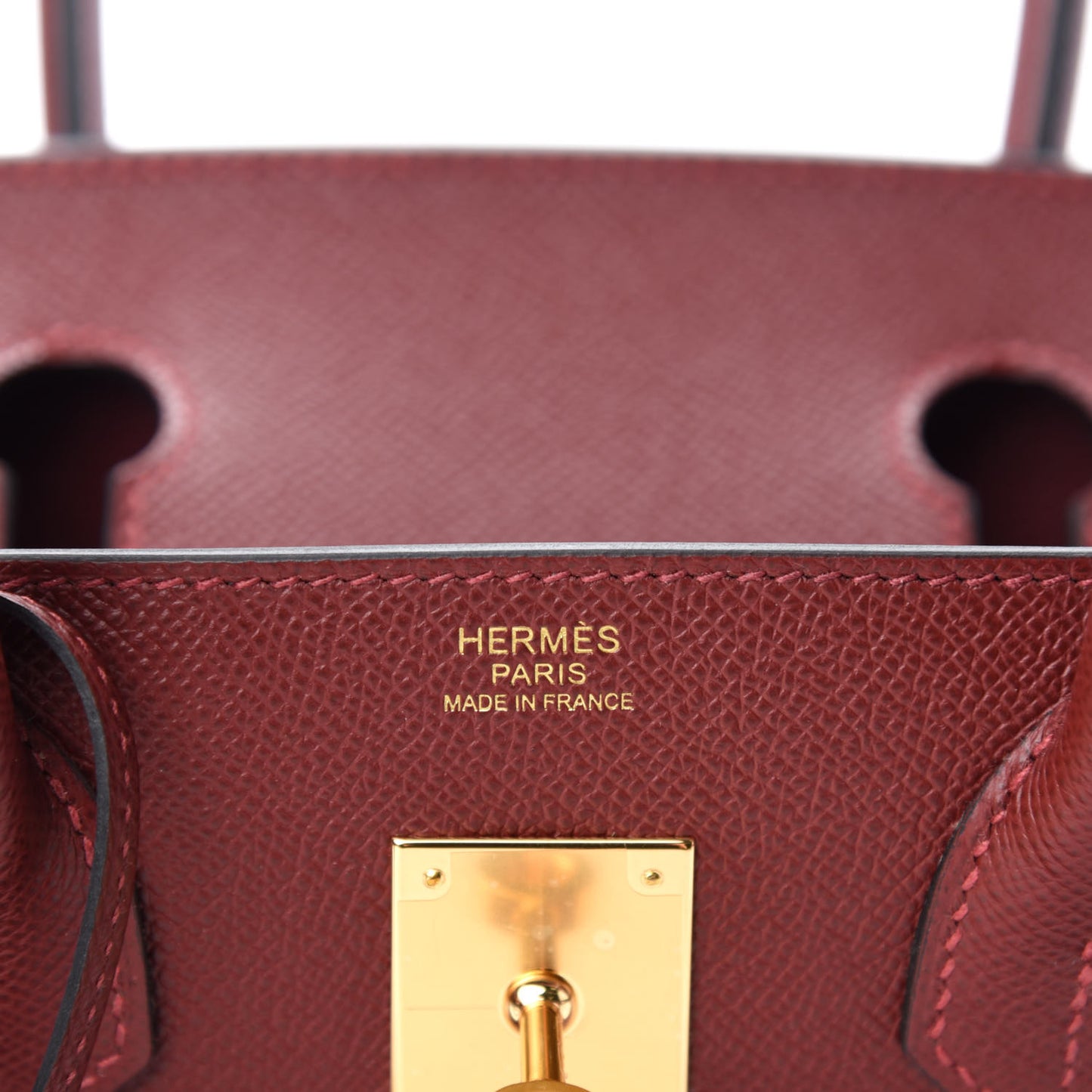 Epsom Birkin 30 Rouge H