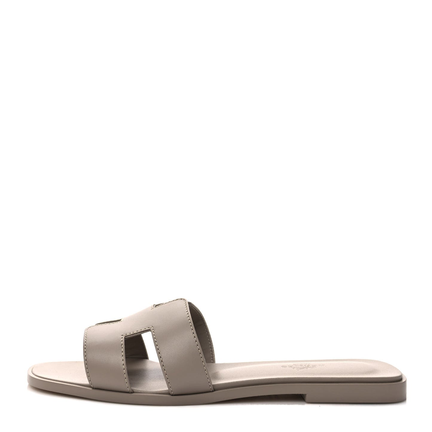 Box Calfskin Oran Sandals 39 Beige Mastic