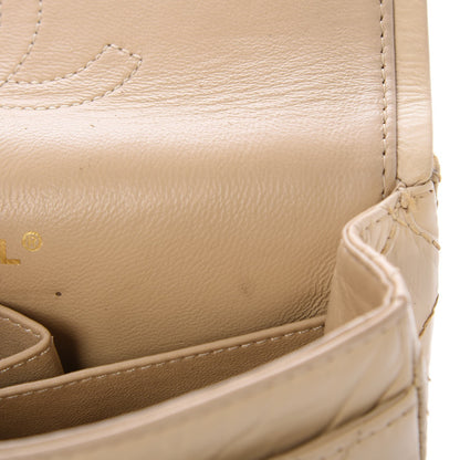 Chanel Aged Calfskin Small Double Flap Beige 9 of 9