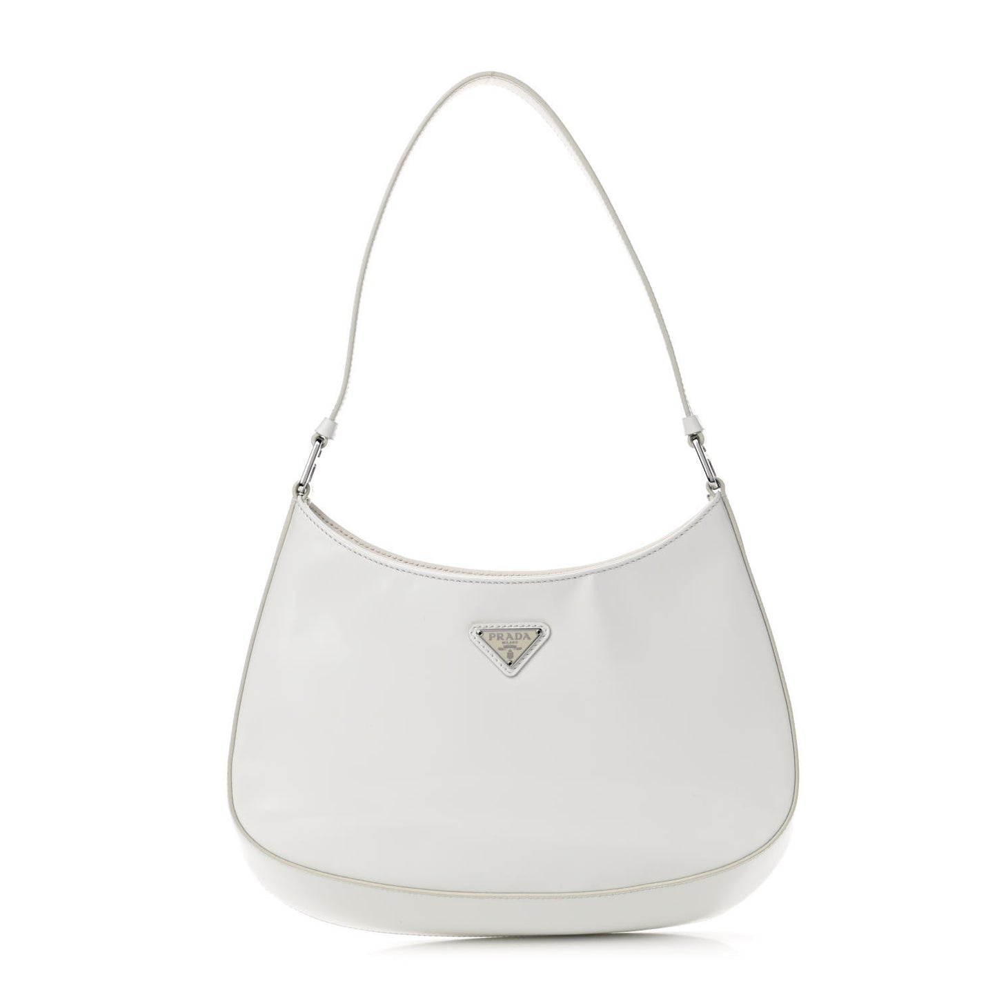 Spazzolato Cleo Shoulder Bag White