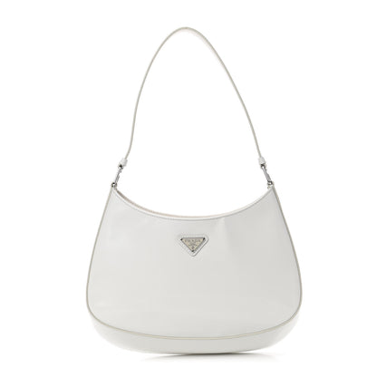 Prada Spazzolato Cleo Shoulder Bag White 1 of 4