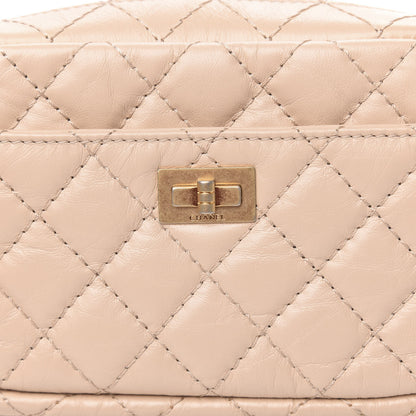 Chanel Aged Calfskin Quilted Mini Reissue Camera Case Beige Clair 8 of 10