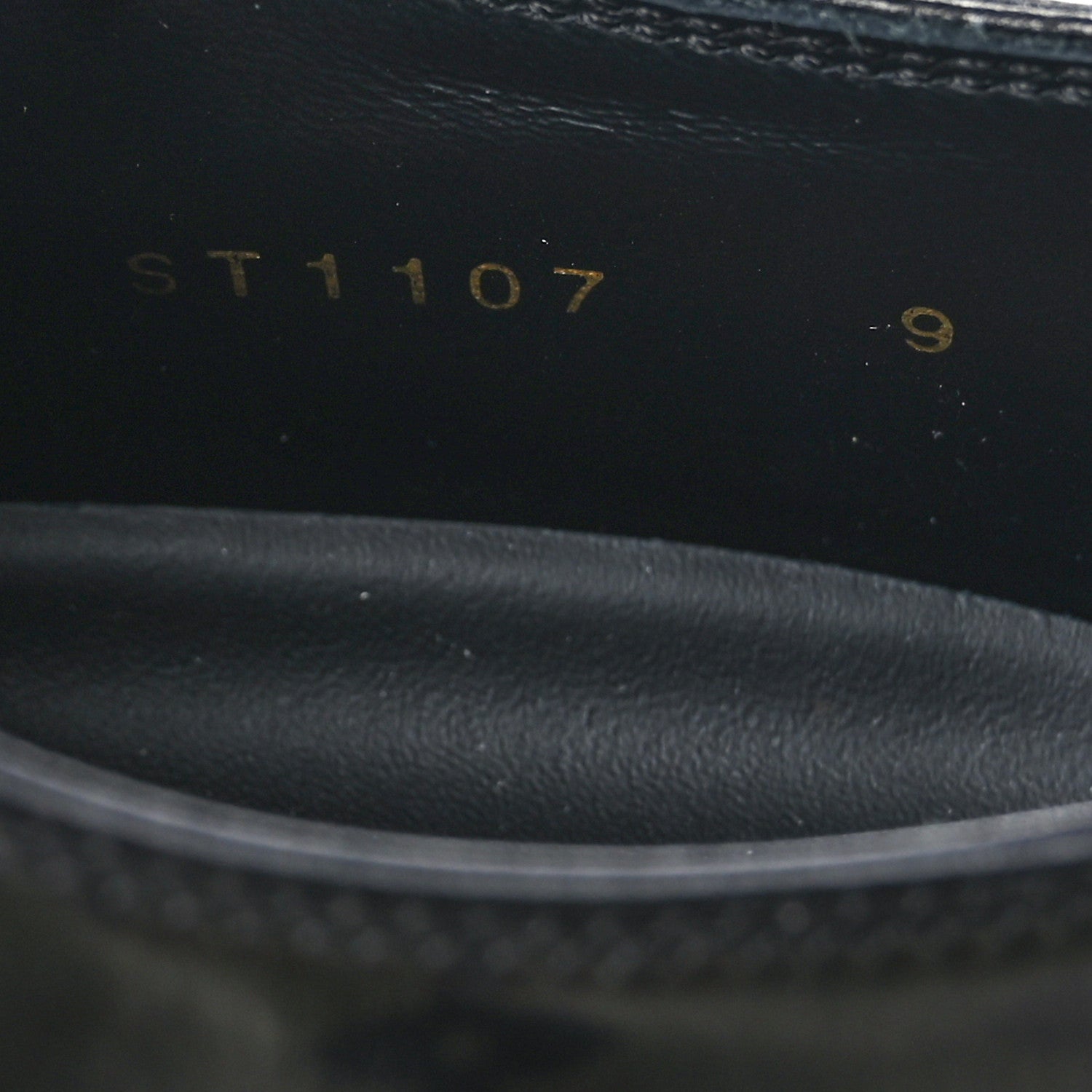 Louis Vuitton Reverse Monogram Eclipse Glaze Mens LV Club Loafers 9 Black 6 of 8