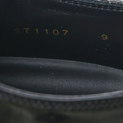 Louis Vuitton Reverse Monogram Eclipse Glaze Mens LV Club Loafers 9 Black 6 of 8