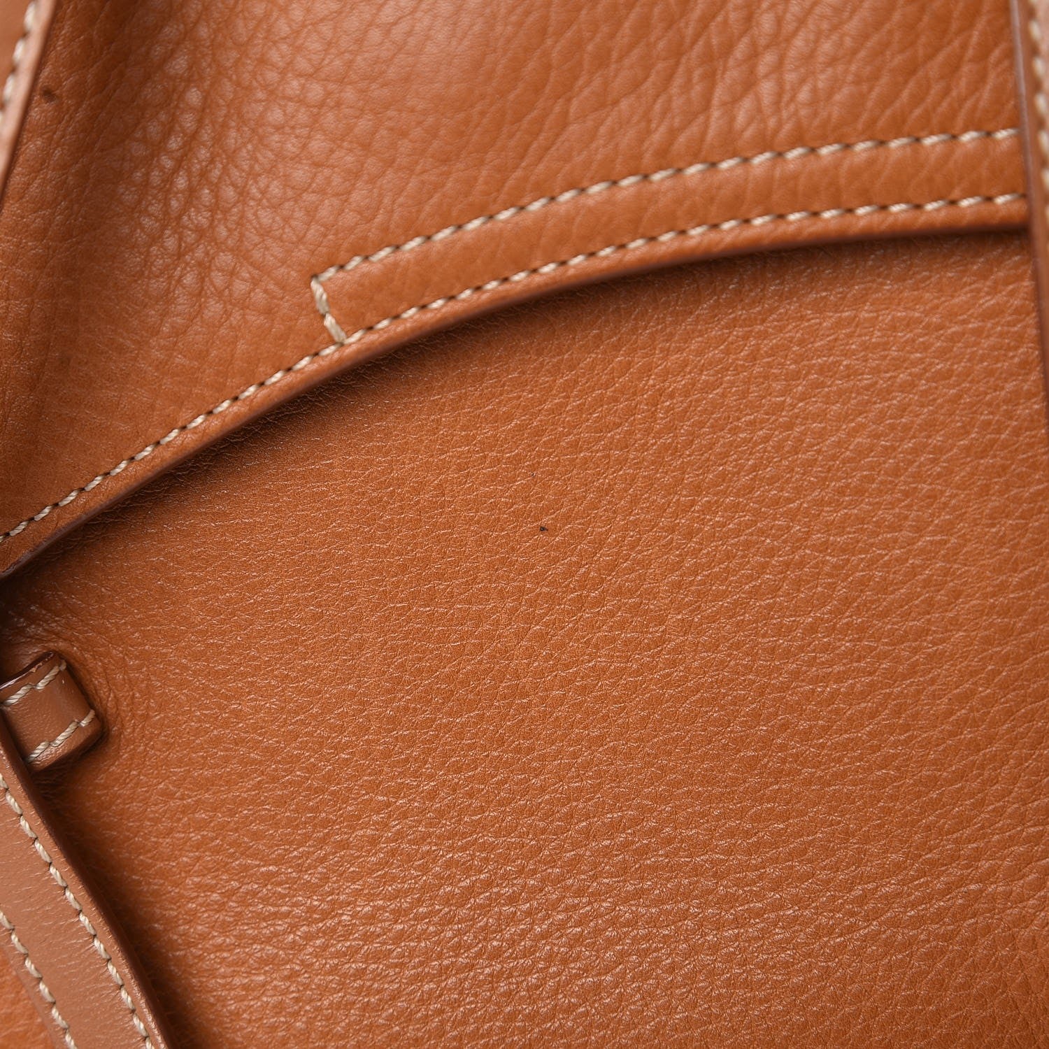 Christian Dior Calfskin Saddle Shopper Beige 8 of 11