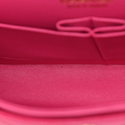 Chanel Lambskin Quilted Medium Double Flap Pink 12 of 19