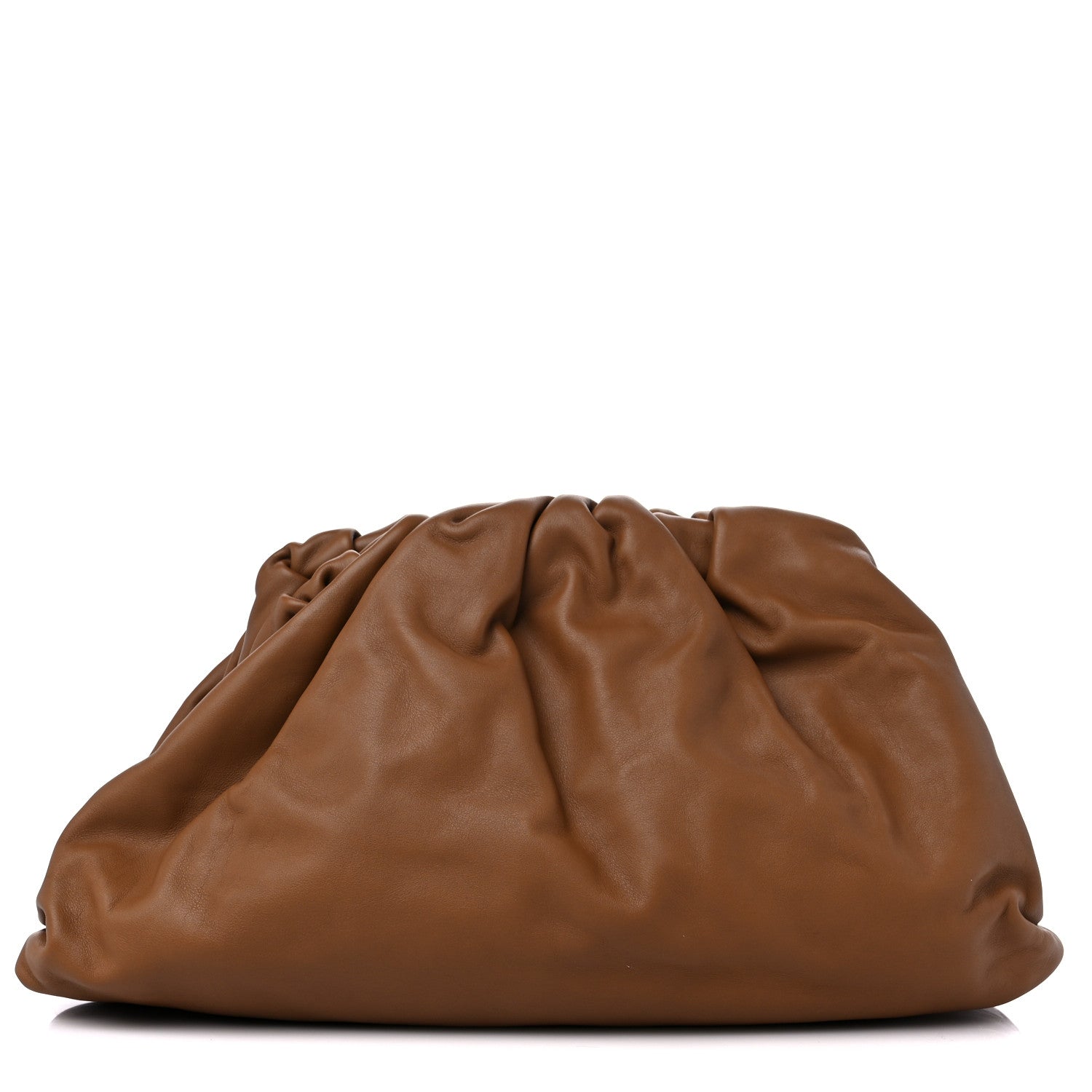 Bottega Veneta Smooth Butter Calf The Pouch Oversized Clutch Cammello 1 of 9