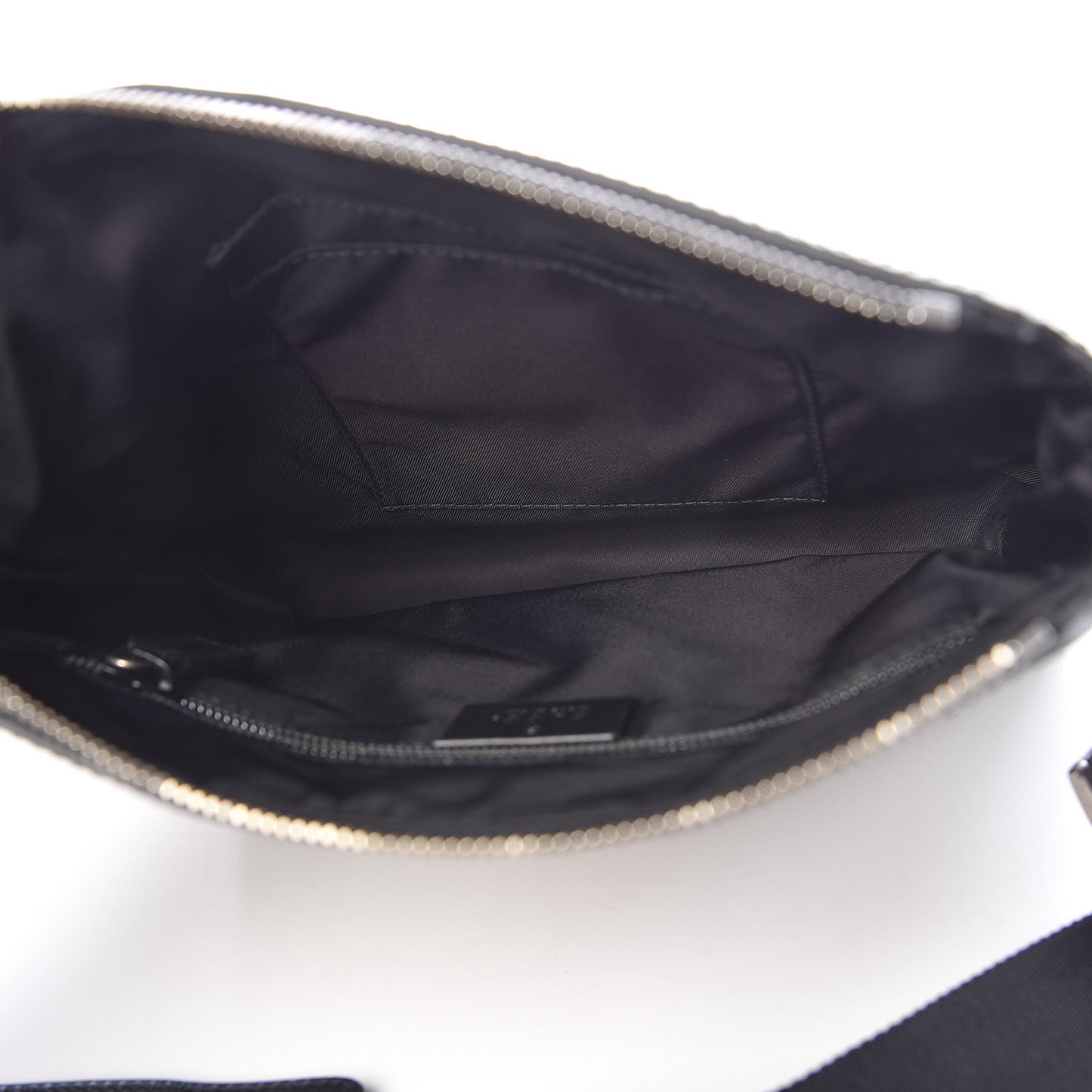 GG Supreme Monogram Web Messenger Bag Black
