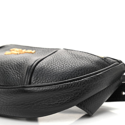 Prada Vitello Daino Small Belt Bag Black 9 of 11