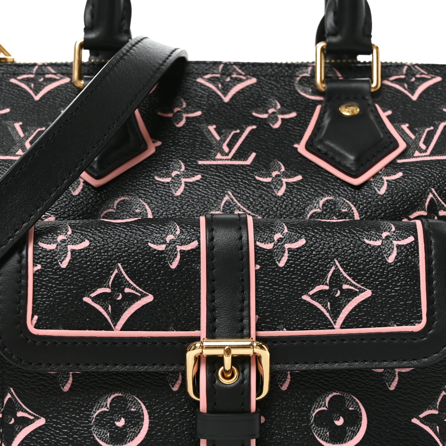 Monogram Fall for You Speedy Bandouliere 25 Black
