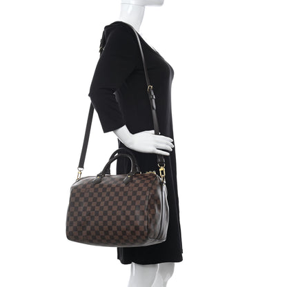 Louis Vuitton Damier Ebene Speedy Bandouliere 30 2 of 28