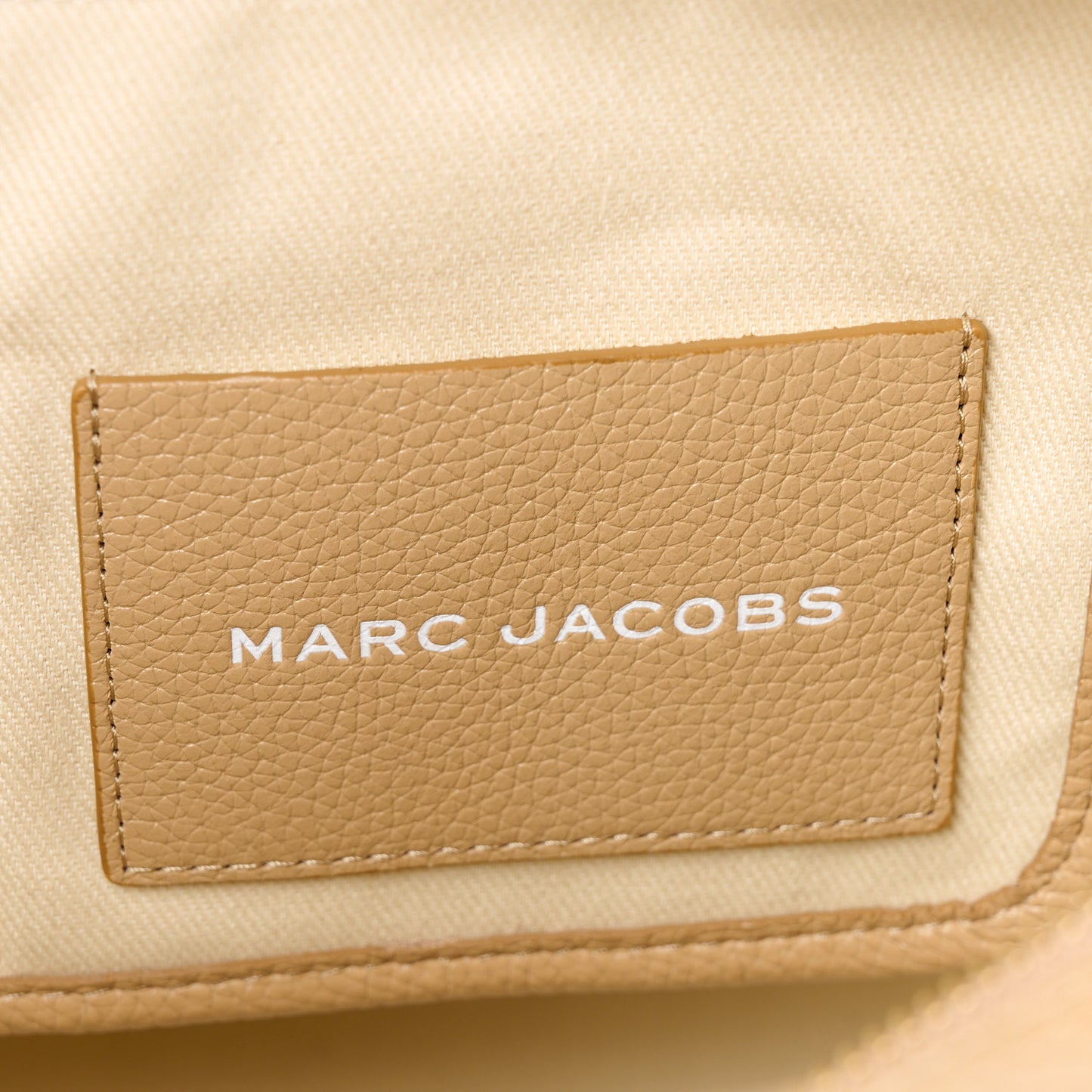 Grained Calfskin Large The Tote Bag Camel