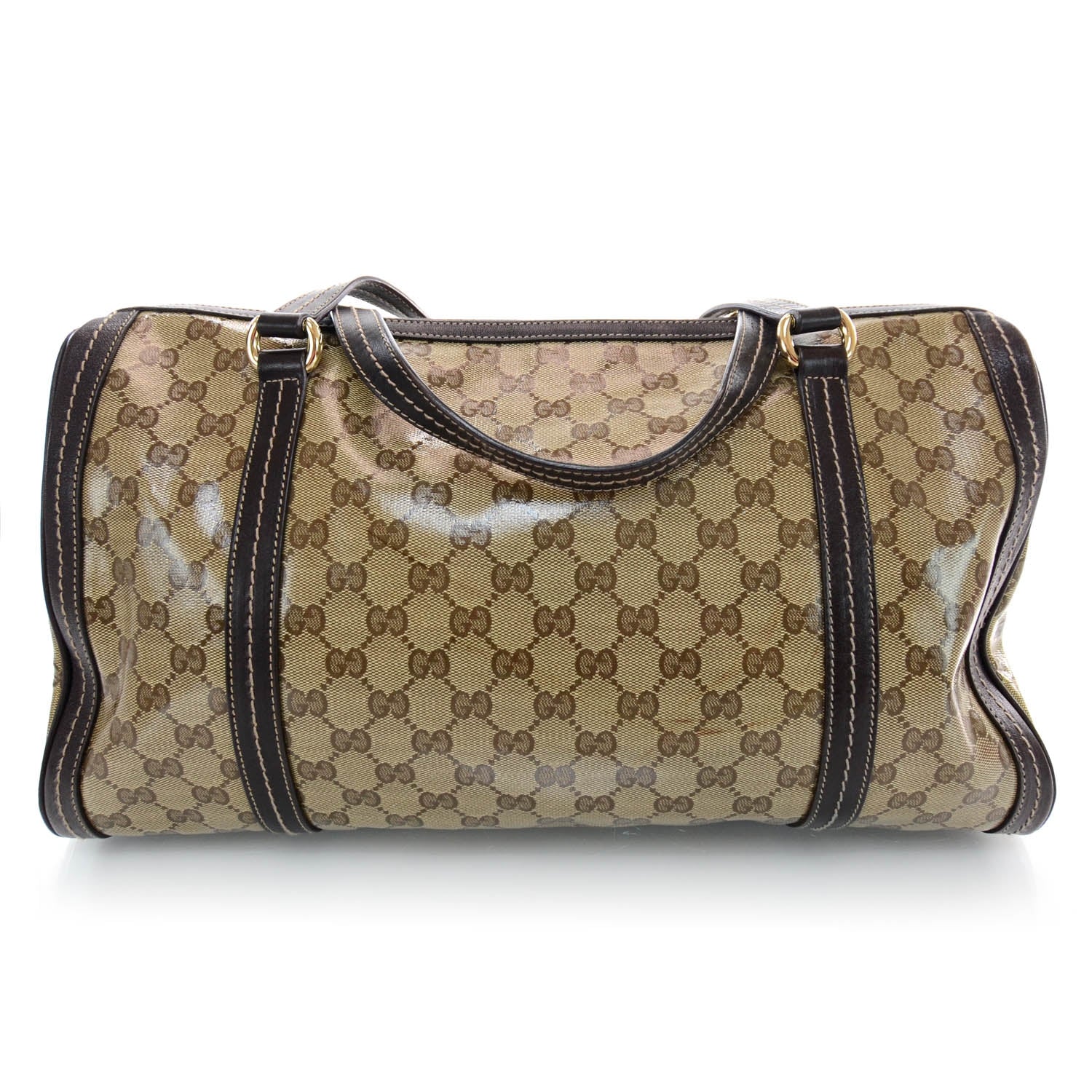 Gucci Crystal Monogram Duchessa Boston Bag Ebony 3 of 8