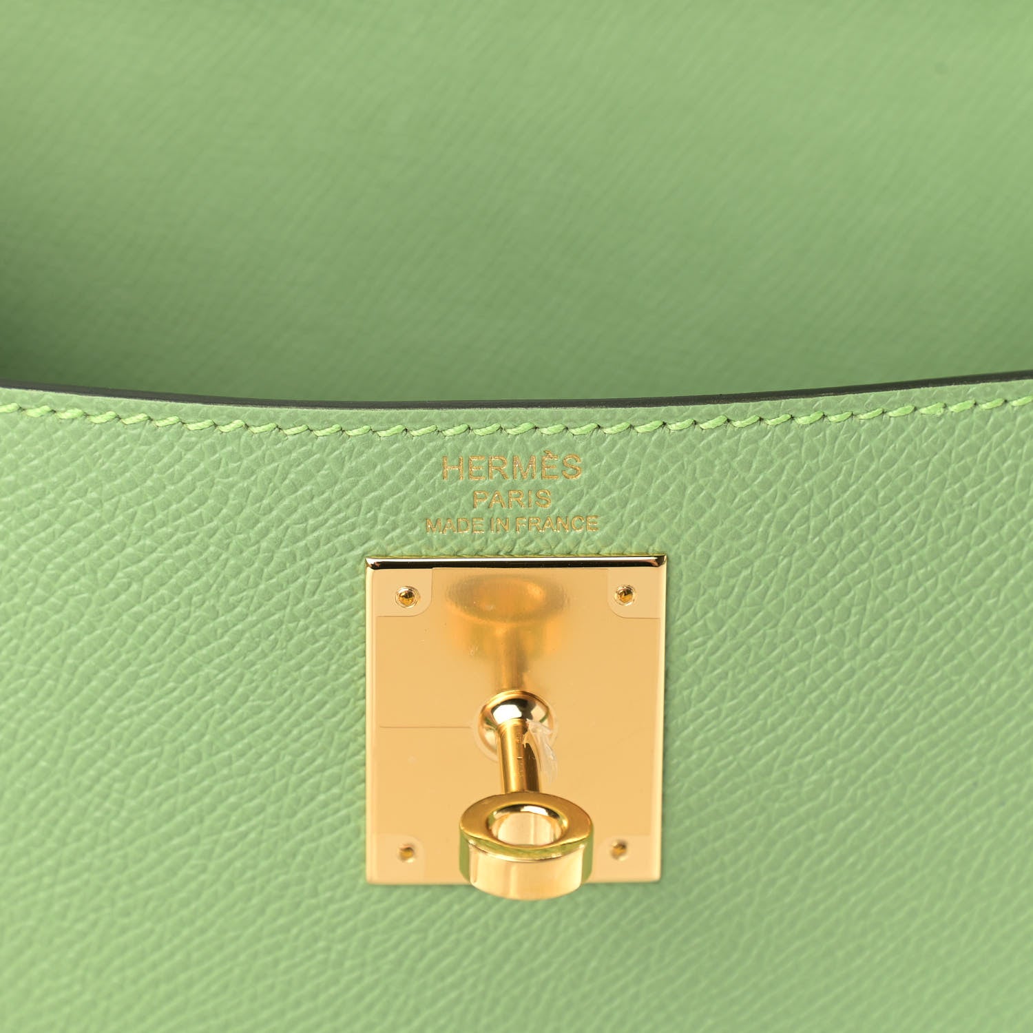 Hermes Epsom Kelly Sellier 28 Vert Criquet 6 of 11