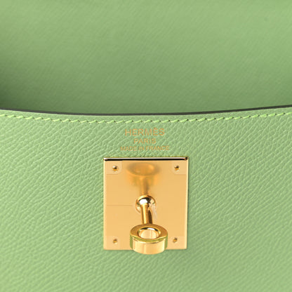 Hermes Epsom Kelly Sellier 28 Vert Criquet 6 of 11