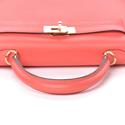 Hermes Epsom Kelly Sellier 25 Rose Jaipur 32 of 38