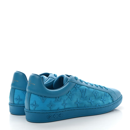 Louis Vuitton Monogram Luxembourg Sneaker 8.5 Blue 4 of 10