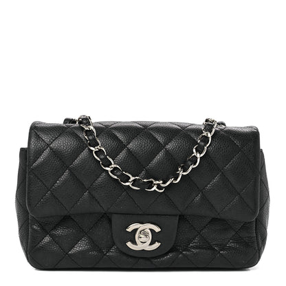 Chanel Caviar Quilted Mini Rectangular Flap Black 1 of 14
