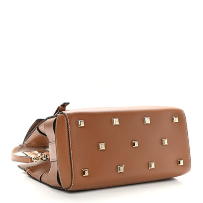 Salvatore Ferragamo Calfskin The Studio Cage Bag Sella 5 of 11