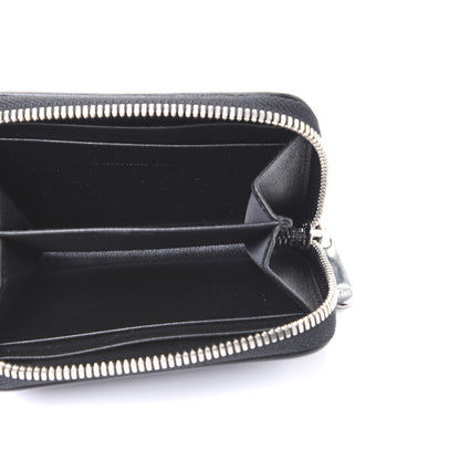 Christian Dior Lambskin Cannage Mini Lady Dior Zip Portemonnaie Black 4 of 8