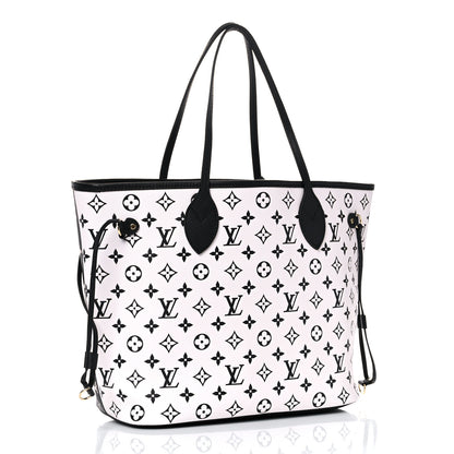 Louis Vuitton Empreinte Spring In The City Neverfull MM Black White Pink 4 of 11