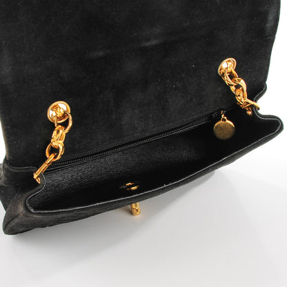 Chanel Suede Quilted Mini Rectangular Flap Black 5 of 10