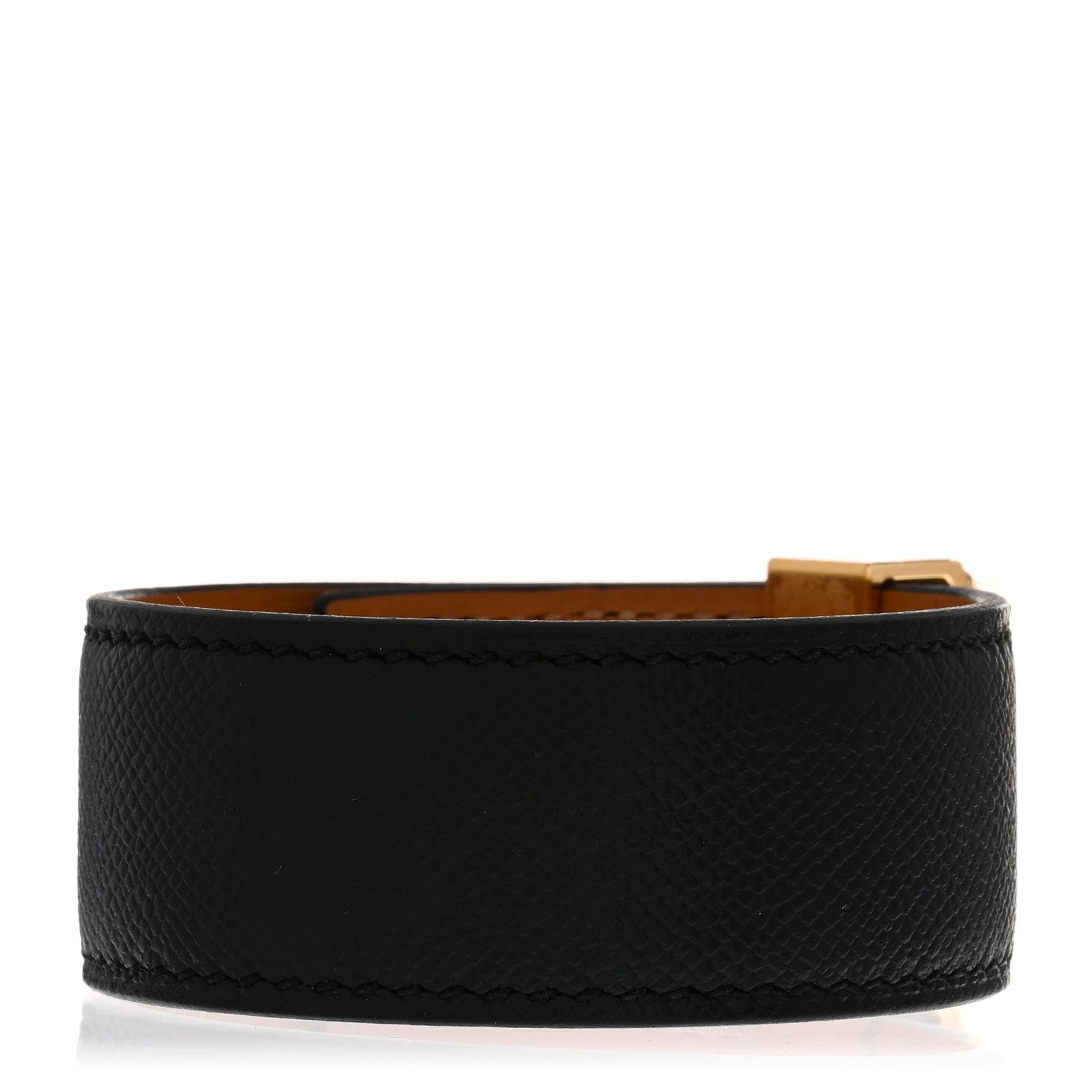 Hermes Madame Calfskin Collier de Chien 24 Bracelet T2 Black 3 of 5