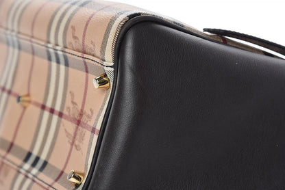 Burberry Haymarket Check Small Canterbury Tote Chocolate 12 of 13