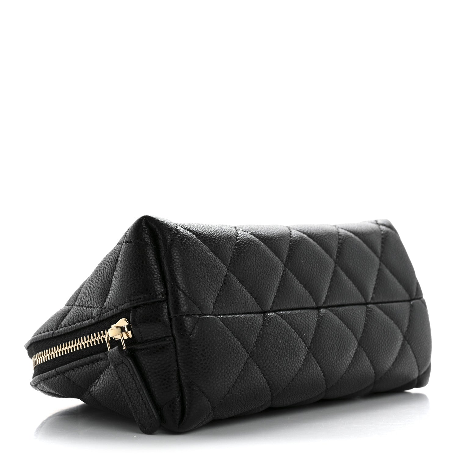 Chanel Caviar Quilted Cosmetic Case Black 4 of 10
