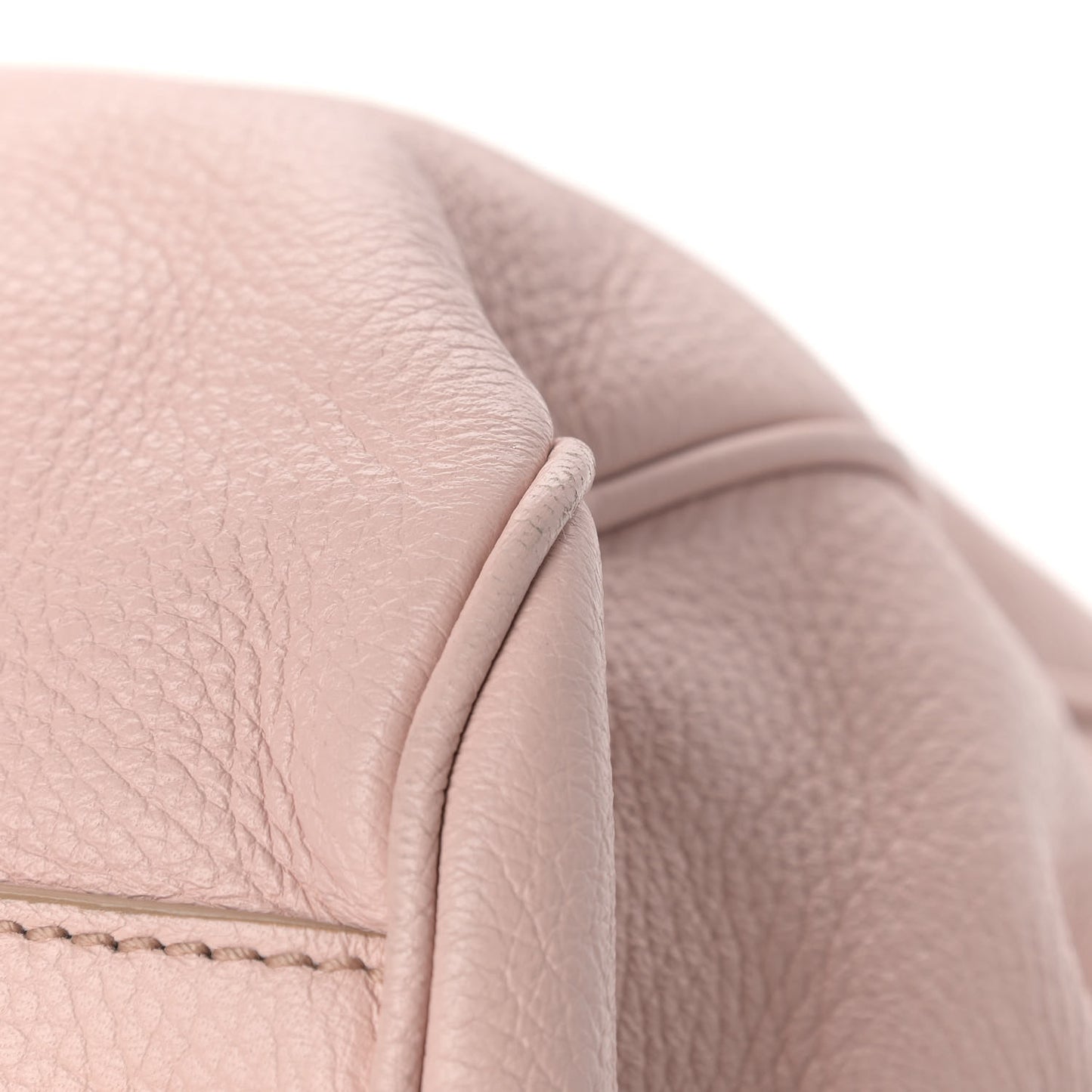 Grained Deerskin Extra Large Miss Sicily Satchel Light Pink