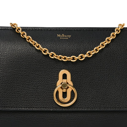 Mulberry Small Classic Grain Amberley Convertible Clutch Black 6 of 9