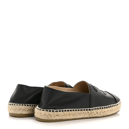 Chanel Lambskin CC Espadrilles 40 Black 5 of 9