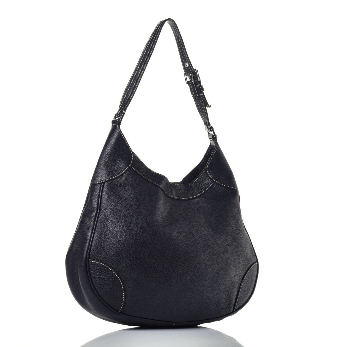 Calfskin Diorissimo Hobo Navy
