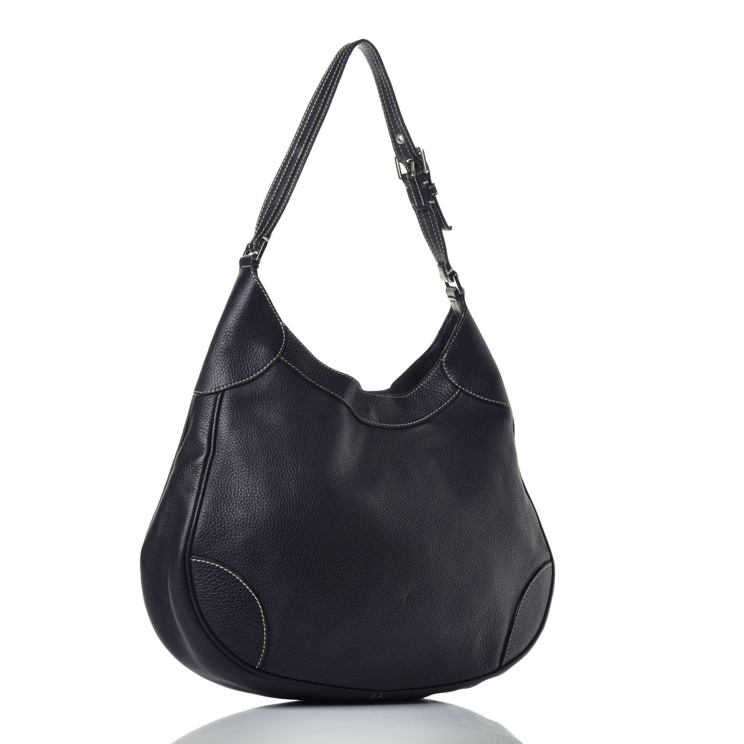 Christian Dior Calfskin Diorissimo Hobo Navy 3 of 10