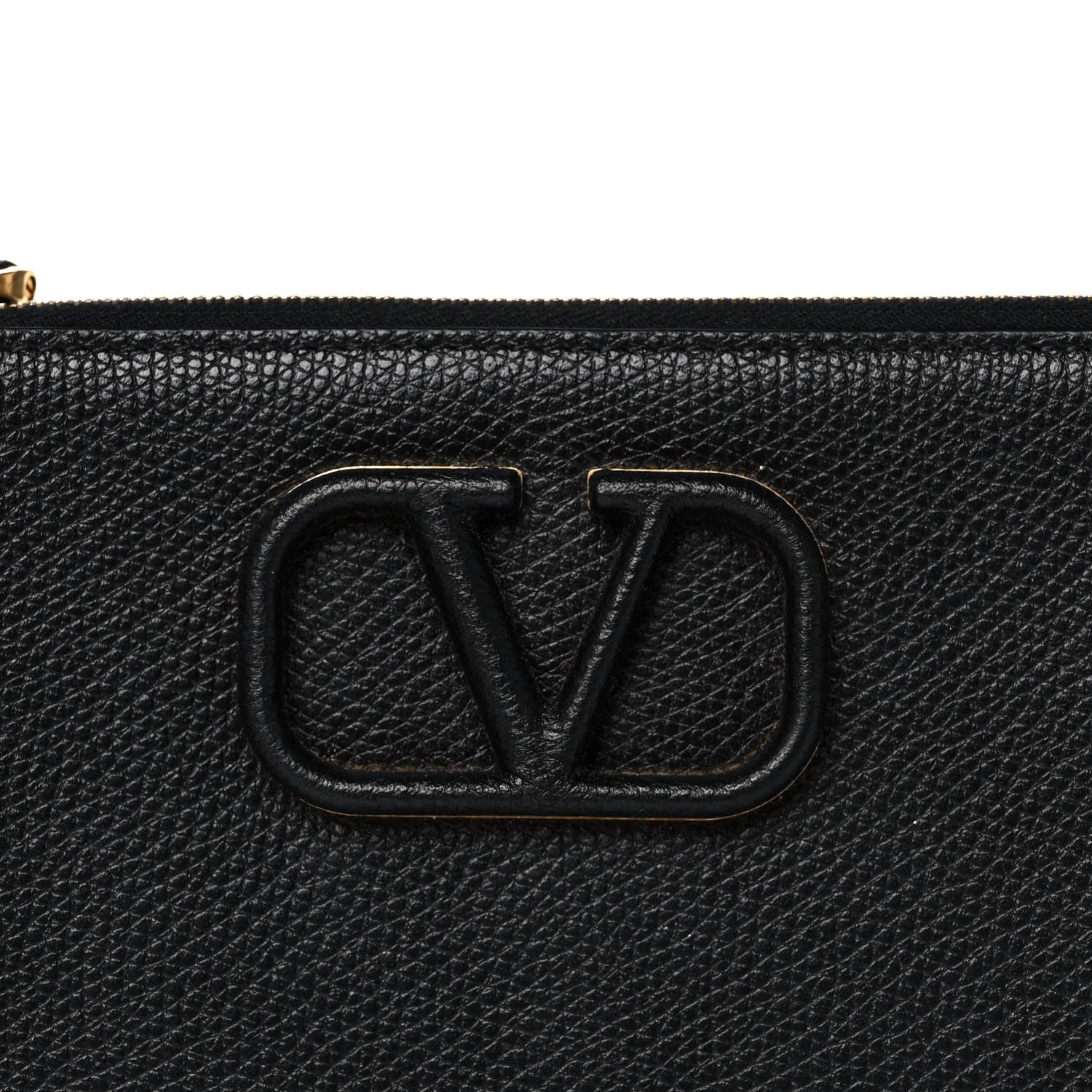 Valentino Garavani Grained Calfskin VSling Pouch Black 7 of 10