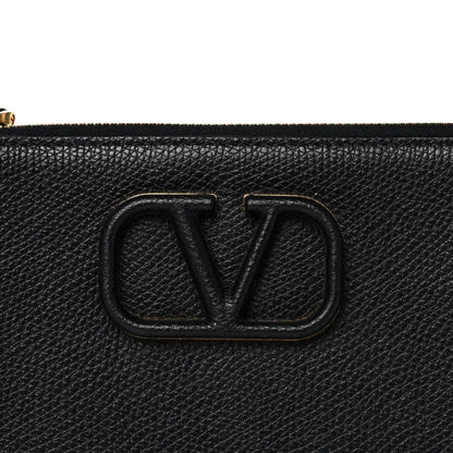 Valentino Garavani Grained Calfskin VSling Pouch Black 7 of 10