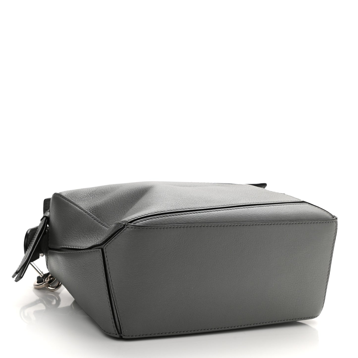 Calfskin Small Puzzle Bag Gunmetal