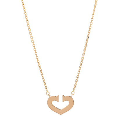 Cartier 18K Yellow Gold Medium Hearts and Symbols Necklace 1 of 7