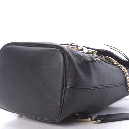 Chloe Suede Calfskin Small Faye Backpack Black 6 of 11