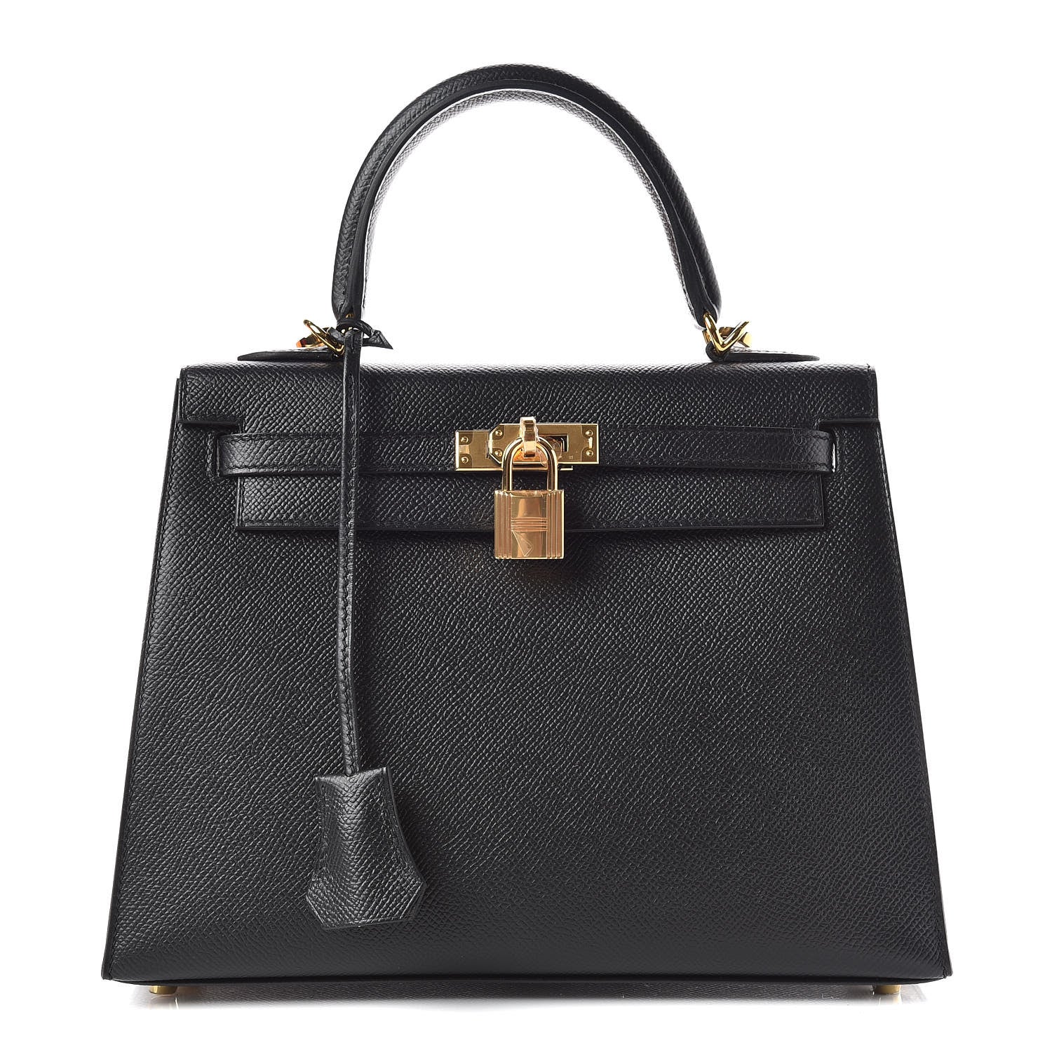 Hermes Epsom Kelly Sellier 25 Black 1 of 40
