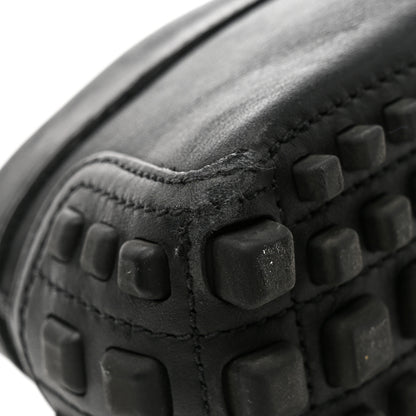 Gucci Soft Clove Calfskin Monochrome Mens Interlocking G Driver Loafers 10.5 Black 12 of 12
