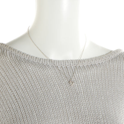 Tiffany 18K White Gold Diamond Mini Paloma Picasso Loving Heart Pendant Necklace 2 of 4