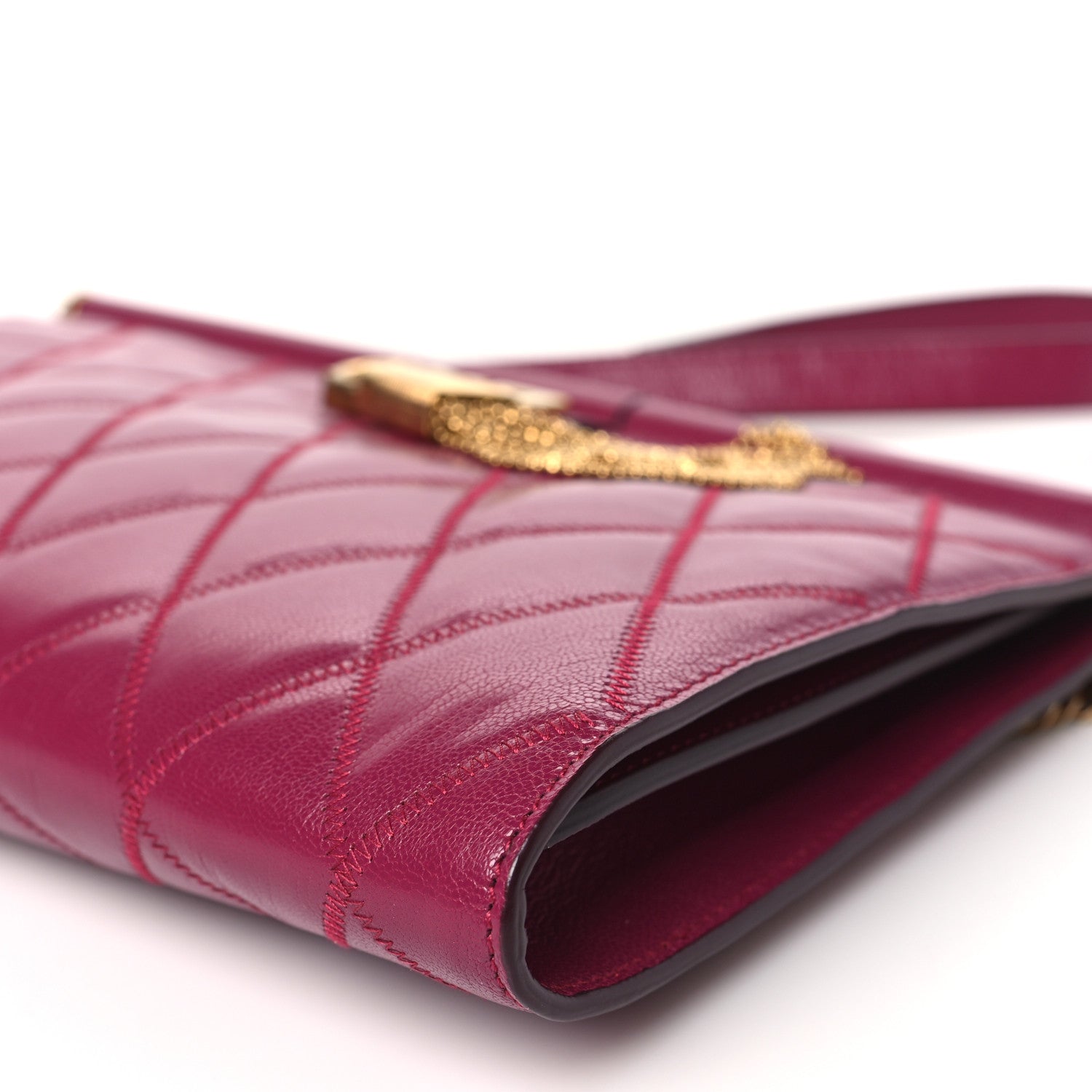 Givenchy Goatskin Quilted Medium Gem Bag Orchid Purple 9 of 9
