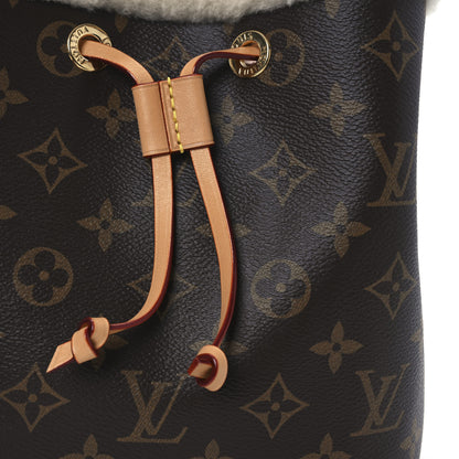 Louis Vuitton Monogram Shearling Cozygram Neonoe BB 8 of 11