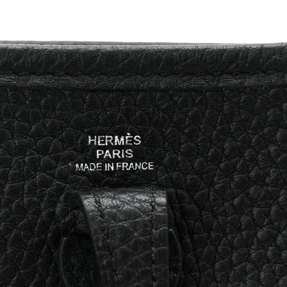 Hermes Taurillon Clemence Evelyne TPM Black 6 of 11