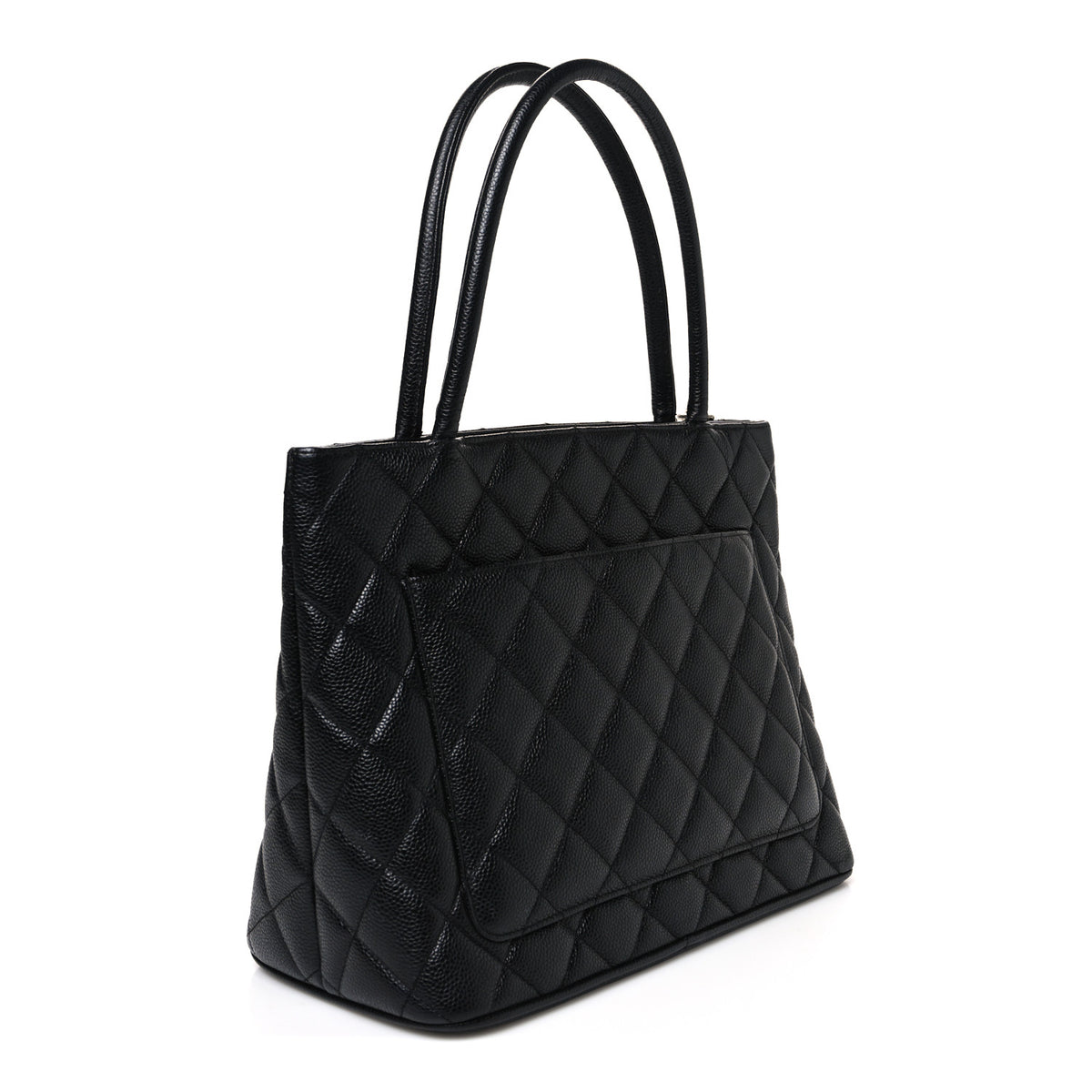 Chanel Caviar Quilted Medallion Tote Black 3 of 10
