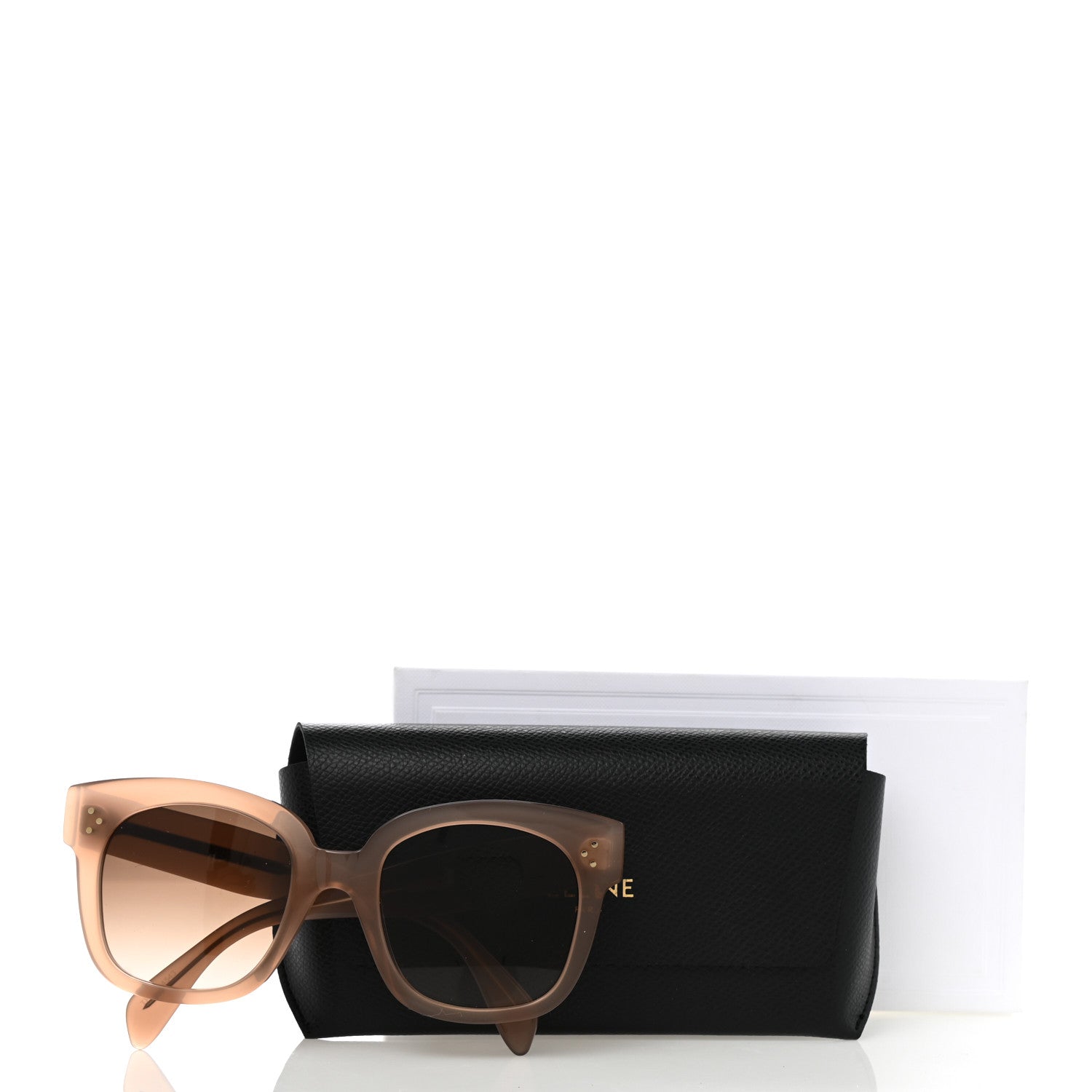Celine New Audrey CL4002UN Sunglasses Milky Hazelnut 7 of 7