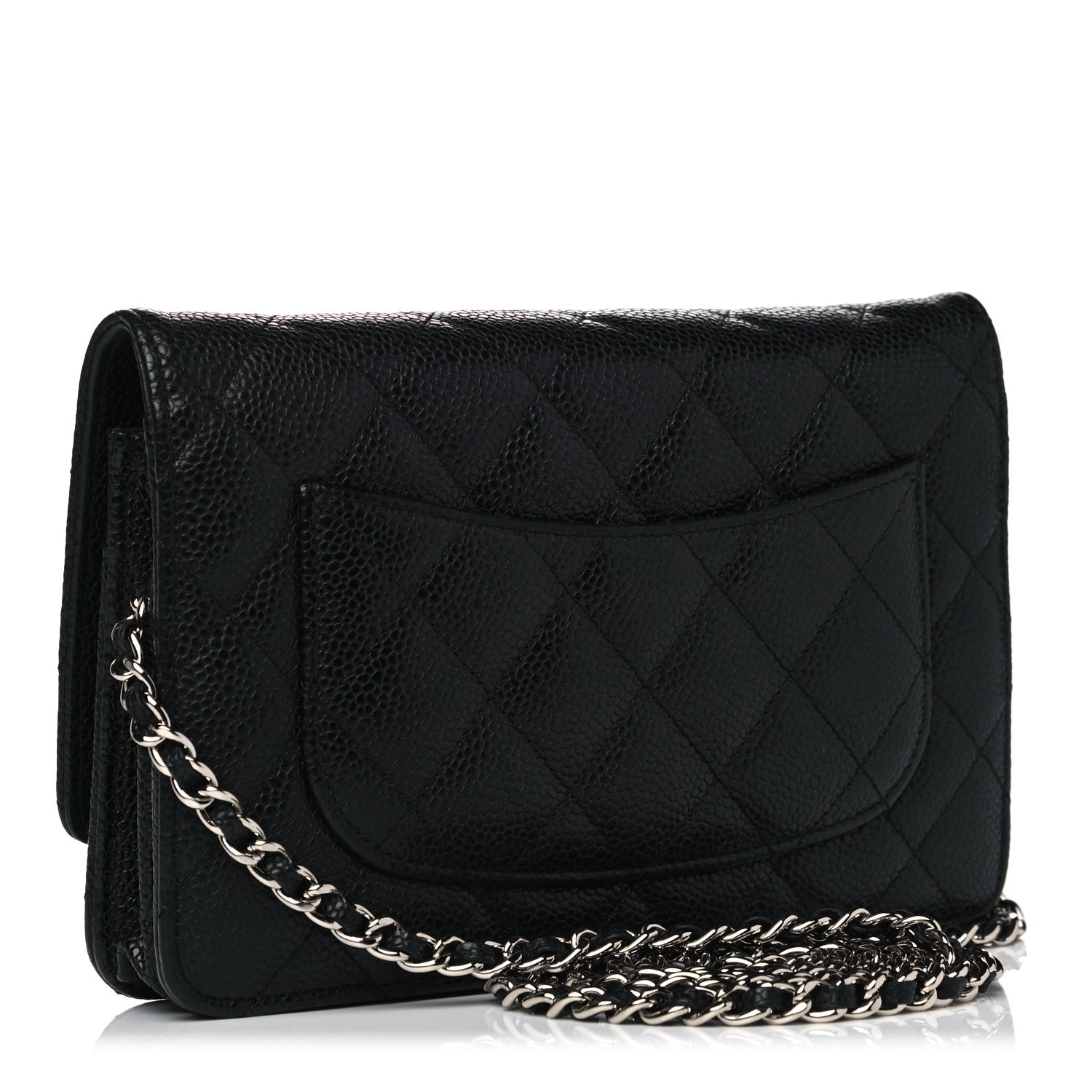 Chanel Caviar Quilted Wallet On Chain WOC Black 3 of 18