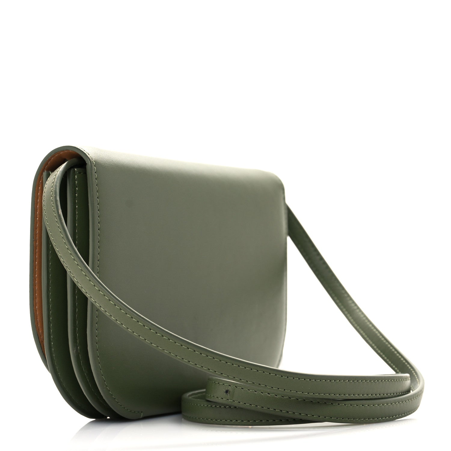 Loewe Silk Calfskin Goya Bag Avocado 3 of 9