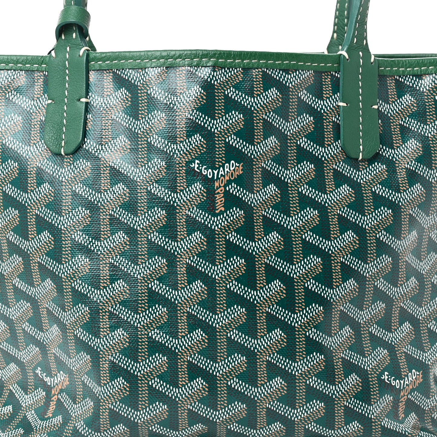 Goyardine Reversible Mini Anjou Green